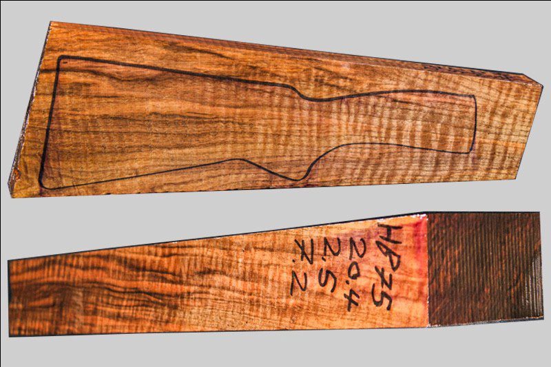 Turkish Walnut Shotgun Blank (#HB75)