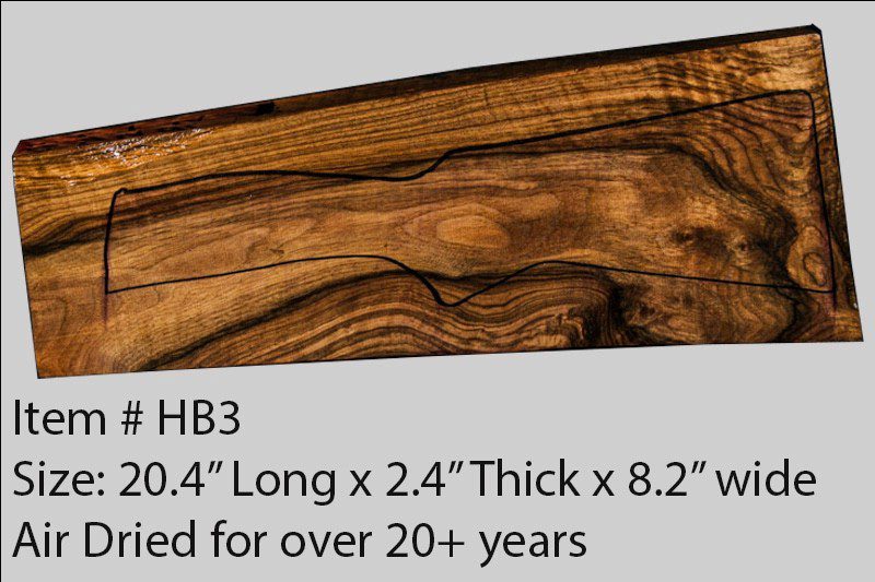 Turkish Walnut Shotgun Blank (#HB3)