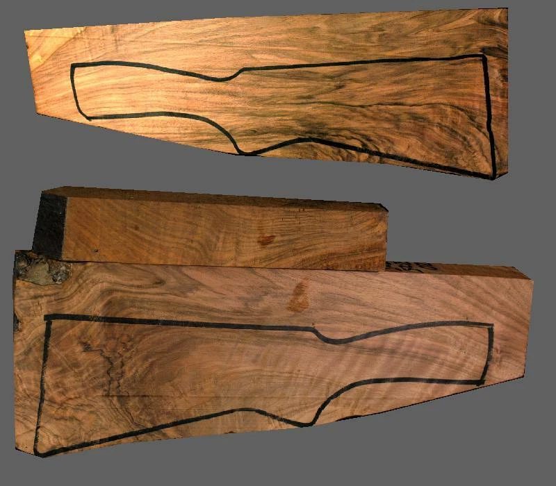 Turkish Walnut Shotgun Blank (#B158)