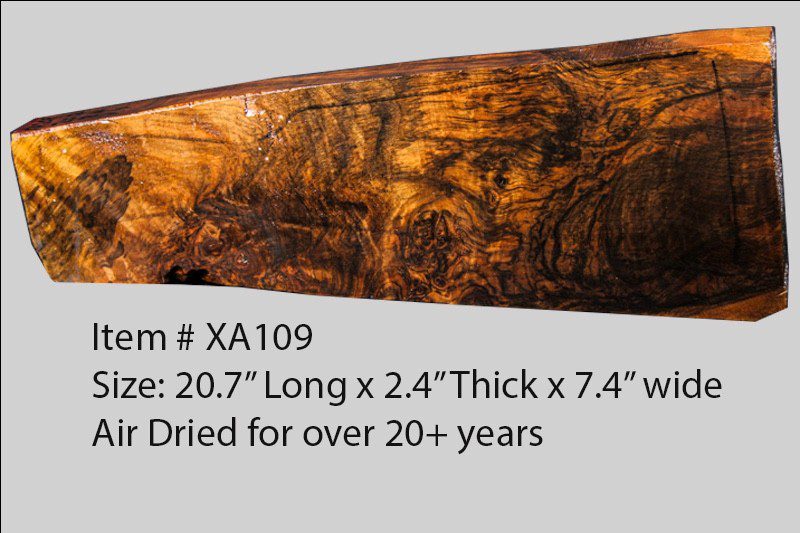 Exhibition Turkish Walnut Shotgun Blank (#XA109)