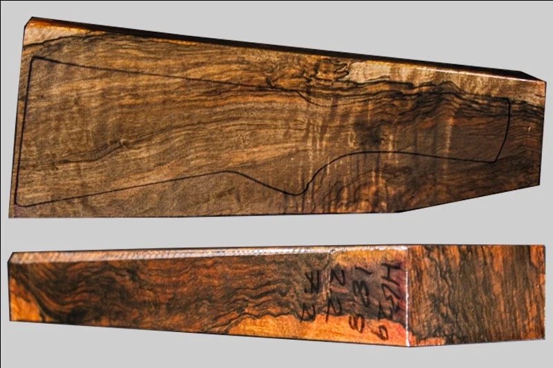 Turkish Walnut Shotgun Blank (#hb29)