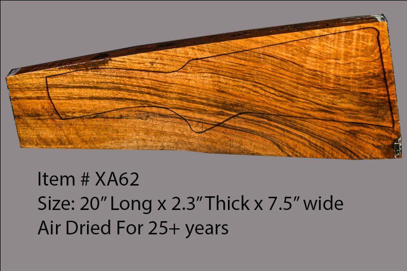 French Walnut Shotgun Blank (#XA62)