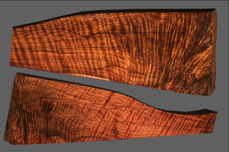 Exhibition Turkish Walnut Rifle Blank (#JA57)