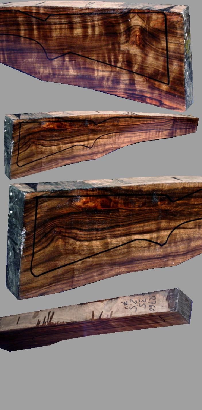 Turkish Walnut Rifle Blank (#r760)