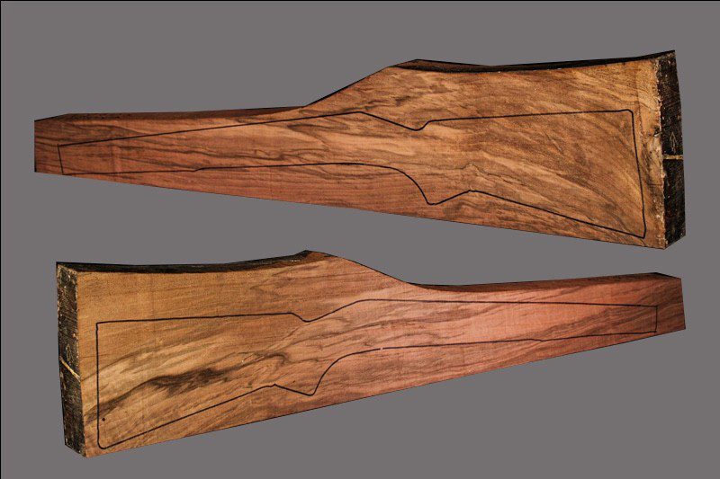 Turkish Walnut Rifle Blank (#JA86)