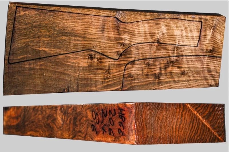 Turkish Walnut Shotgun Blank (#hb66)