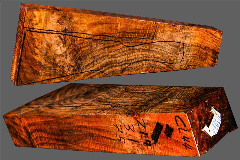 Claro Walnut Shotgun Blank (#CL44)