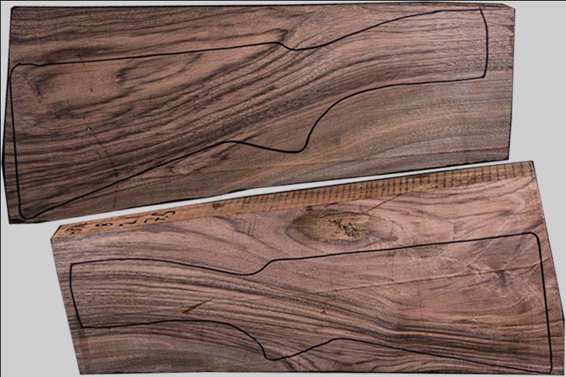 Turkish Walnut Shotgun Blank (#HB14)