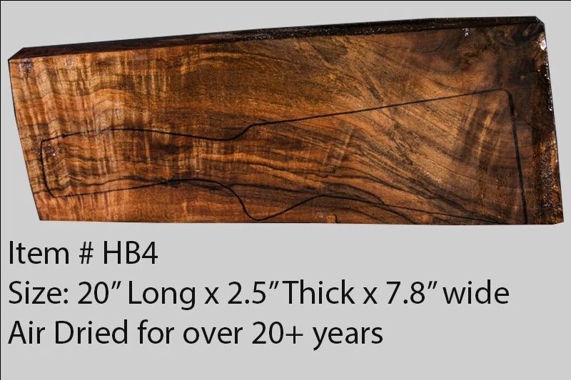Turkish Walnut Shotgun Blank (#hb4)
