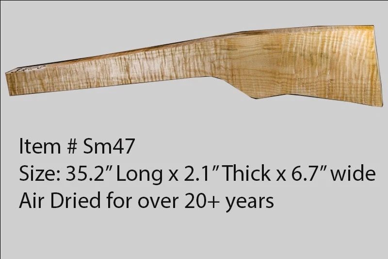 Sugar Maple Rifle Blank (#sm47)