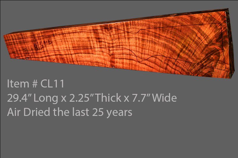 Claro Walnut Rifle Blank (#CL11)
