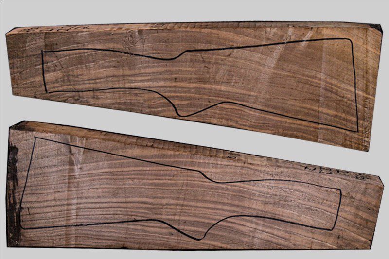 Turkish Walnut Shotgun Blank (#HB21)