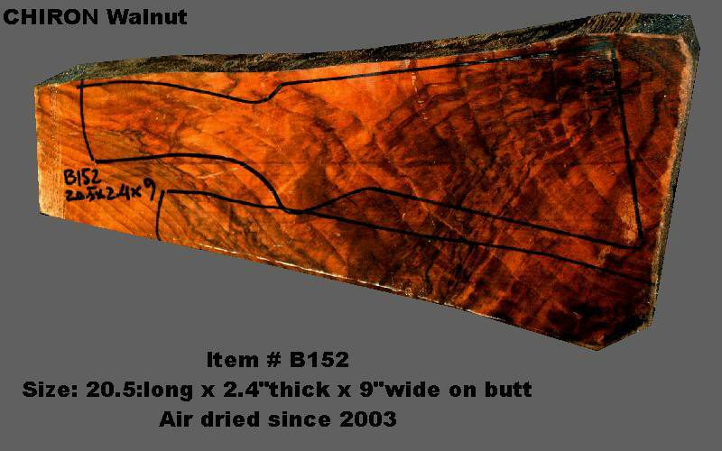 Turkish Walnut Shotgun Blank (#B152)